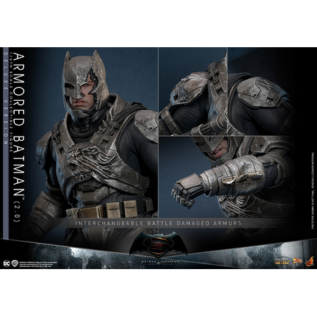DC Armored Batman (2_0) (Deluxe Version) 1:6 Scale Figure Hot Toys 9133002 MMS743D63