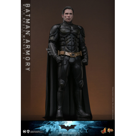 DC Batman Armory with Bruce Wayne (2_0) The Dark Knight 1:6 Scale Collectible Set Hot Toys 913435