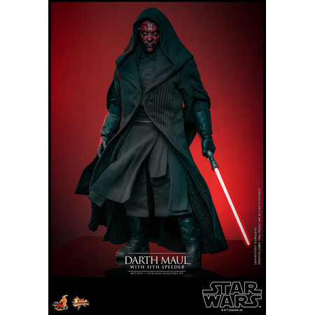 Star Wars Épisode I: La Menace Fantôme - Darth Maul avec Sith Speeder Figurine Échelle 1:6 Hot Toys 9133632