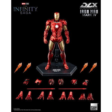 Marvel DLX Iron Man Mark 4 Action Figure Threezero 913396