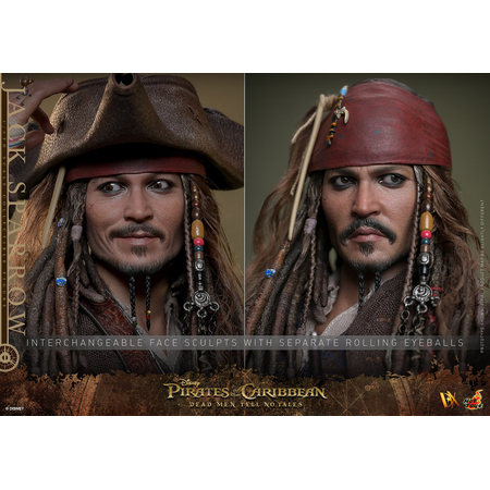Pirates des Caraïbes: Les morts ne racontent pas d'histoires - Jack Sparrow (VERSION RÉGULIÈRE) figurine échelle 1:6 Hot Toys 913238