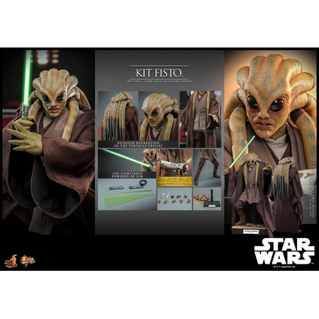 Star Wars: Épisode III La Revanche des Siths Kit Fisto Figurine Échelle 1:6 Hot Toys 904939 MMS751