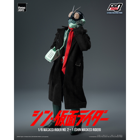 Kamen Rider - Masked Rider No.2+1 (SHIN MASKED RIDER) 1:6 Scale Figure Threezero 913352