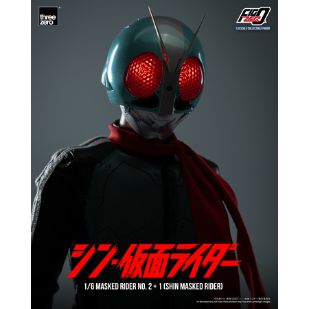 Kamen Rider - Masked Rider No.2+1 (SHIN MASKED RIDER) 1:6 Scale Figure Threezero 913352