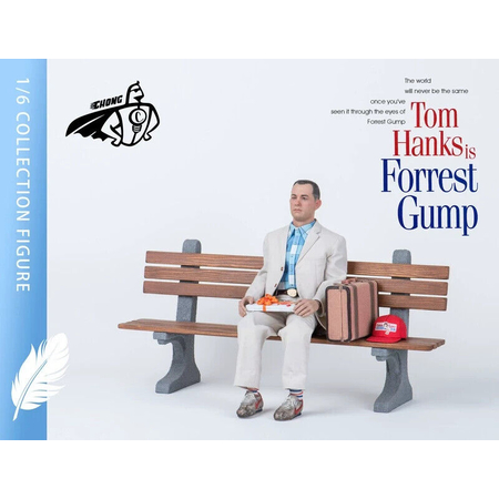 Forrest Gump avec son banc public Figurine Échelle 1:6 Chong Toys