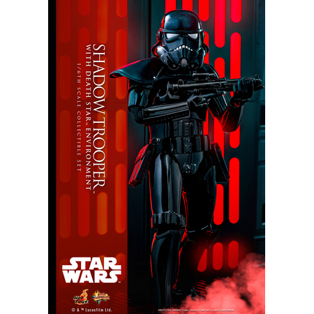 Star Wars Shadow Trooper with Death Star Environment 1:6 Scale Figure Hot Toys 913222 MMS737