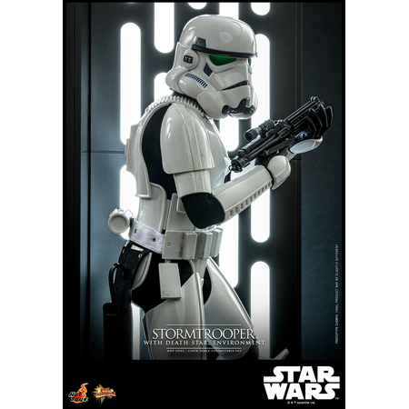 Star Wars Stormtrooper avec Diorama de l'Étoile Noire Figurine Échelle 1:6 Hot Toys 913221 MMS736