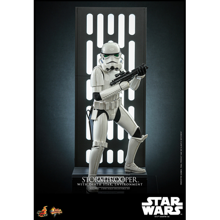 Star Wars Stormtrooper avec Diorama de l'Étoile Noire Figurine Échelle 1:6 Hot Toys 913221