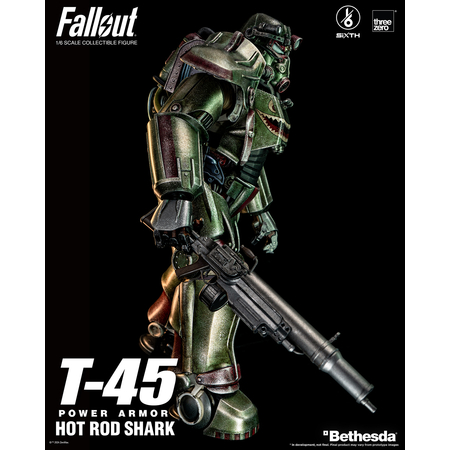 Fallout T-45 Hot Rod Shark Power Armor 1:6 Scale Figure Threezero 913294