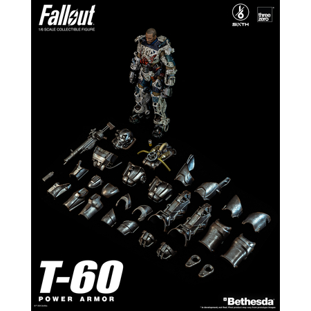 Fallout T-60 Power Armor Figurine Échelle 1:6 Threezero 913479