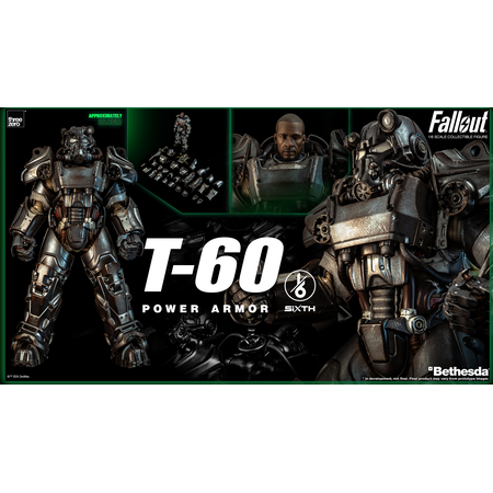 Fallout T-60 Power Armor 1:6 Scale Figure Threezero 913479