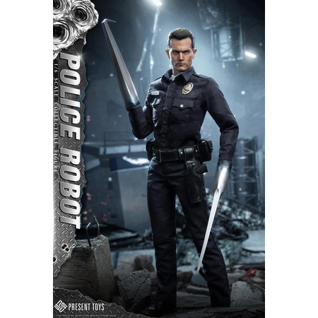 Robot Police Figurine Échelle 1:6 Present Toys PST-SP62