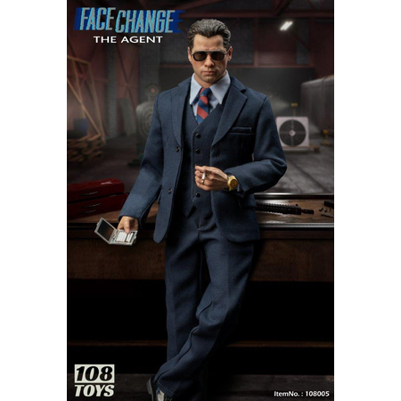 Face Change The Agent John 1:6 Scale Figure 108Toys 108005