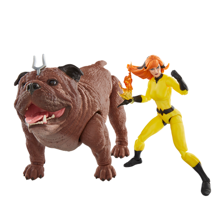 Marvel Legends Series Marvel's Crystal et Lockjaw Figurines échelle 6 pouces Hasbro F9108