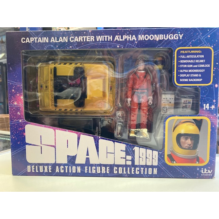 Space 1999 Captain Alan Carter with Alpha Moonbuggy 1/12 Deluxe Action Figure Collection Sixteen 12