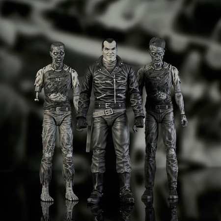 The Walking Dead (Comic Series 2) Negan and a Walker Deluxe Action Figure Set Diamond Select 85528