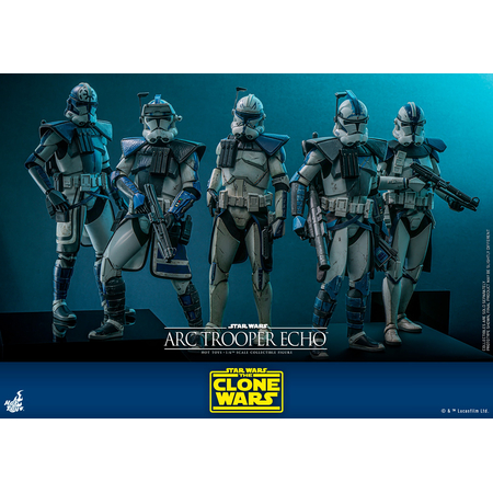 Star Wars The Clone Wars ARC Trooper Echo 1:6 Scale Figure Hot Toys 913578 TMS133