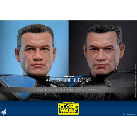 Star Wars The Clone Wars ARC Trooper Echo 1:6 Scale Figure Hot Toys 913578 TMS133