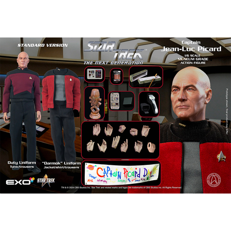 Star Trek: The Next Generation - Captain Jean-Luc Picard 1:6 Scale Figure EXO-6 (913502)