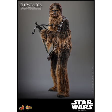 Star Wars: The Empire Strikes Back - Chewbacca with Disassembled C-3PO 1:6 Scale Figure Hot Toys MMS766 903739