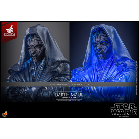 Star Wars: The Phantom Menace - Darth Maul Hologram EXCLUSIVE 1:6 Scale Figure Hot Toys 913551 ACS015