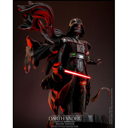 Star Wars Darth Vader (Endommagé) VERSION DE LUXE ÉDITION SPÉCIALE Figurine Échelle 1:6 Hot Toys 9136123 DX45B