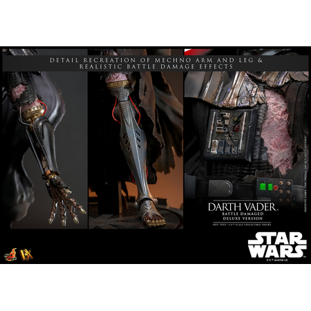 Star Wars Darth Vader (Endommagé) VERSION DE LUXE ÉDITION SPÉCIALE Figurine Échelle 1:6 Hot Toys 9136123 DX45B