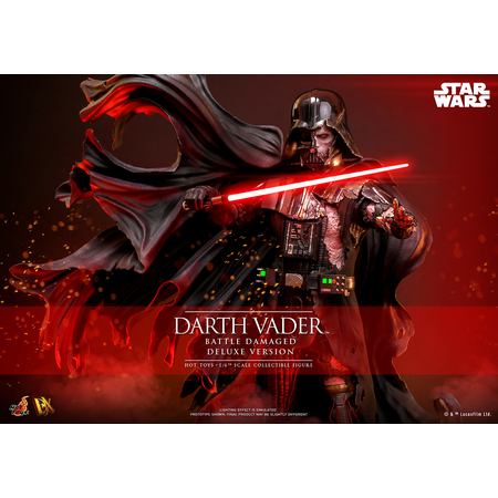 Star Wars Darth Vader (Battle Damaged) DELUXE VERSION 1:6 Scale Figure Hot Toys 9136122 DX45