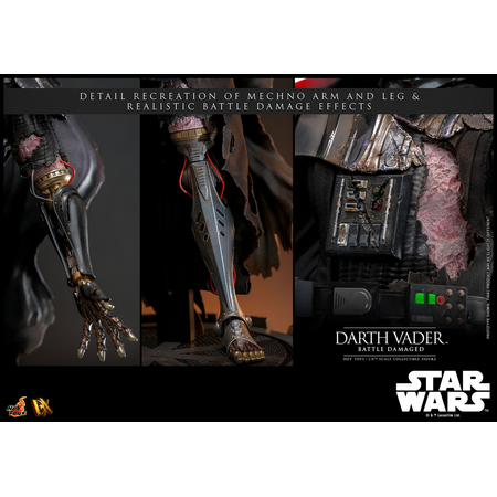 Star Wars Darth Vader (Version Endommagée) Figurine Échelle 1:6 ÉDITION COLLECTIONNEUR Hot Toys 913612
