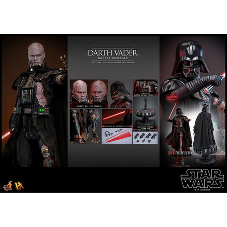 Star Wars Darth Vader (Version Endommagée) Figurine Échelle 1:6 ÉDITION COLLECTIONNEUR Hot Toys 913612