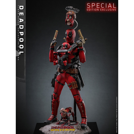 Marvel Deadpool (du film Deadpool & Wolverine) VERSION EXCLUSIVE Figurine Échelle 1:6 Hot Toys 9134761 MMS746B