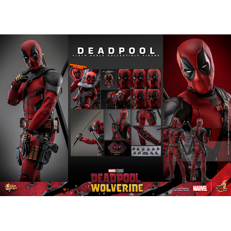 Marvel Deadpool (du film Deadpool & Wolverine) Figurine Échelle 1:6 Hot Toys 913476 MMS746