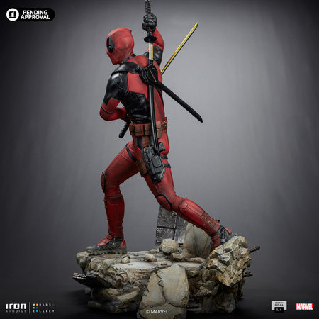 Marvel Deadpool (from Deadpool & Wolverine movie) Quarter Scale 1:4 Statue Iron Studios 913617