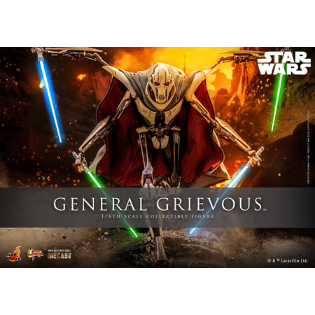 Star Wars General Grievous (Diecast Body Structure) 1:6 Scale Figure Hot Toys 913608 MMS760D67