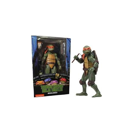 ​Teenage Mutant Ninja Turtles TNMT (1990) Michelangelo 7-inch scale action figure NECA ​
