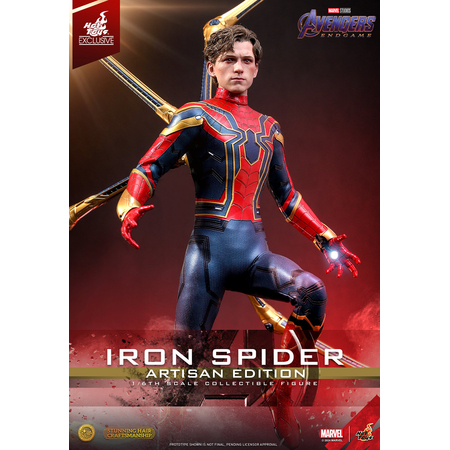 Marvel Iron Spider (Avengers: Endgame) ARTISAN EDITION 1:6 Scale Figure Hot Toys 9136301 MMS762AE