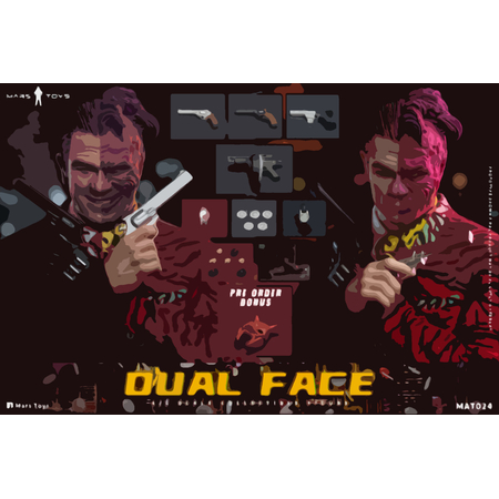 Dual Face 1:6 Figurine Échelle 1:6 Mars Toys MAT024