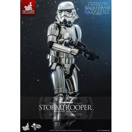 Star Wars Stormtroopers Chrome Version 1:6 Scale Figure Hot Toys 909530 MMS615