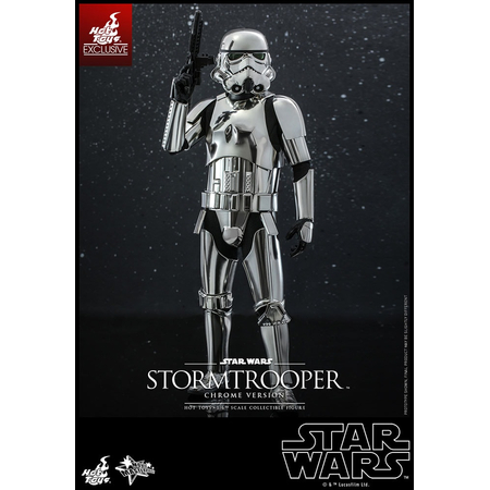 Star Wars Stormtroopers Chrome Version 1:6 Scale Figure Hot Toys 909530 MMS615