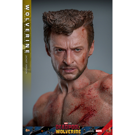 Marvel Wolverine (du film Deadpool & Wolverine) VERSION MANTEAU TVA figurine Échelle 1:6 Hot Toys 913607 MMS756