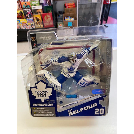 NHL Ed Belfour Toronto Maple Leafs  goalie action figure Mcfarlane Toys