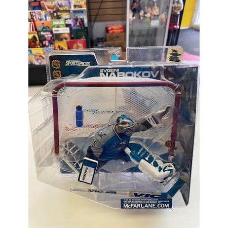 NHL Evgeni Nabokov San José Sharks goalie action figure Mcfarlane Toys