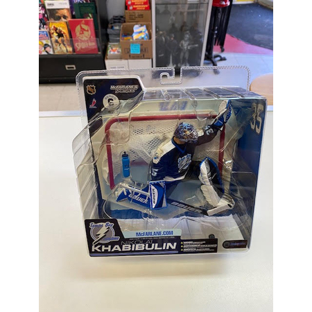 NHL Nikolai Khabibulin Tampa Bay Lightning  goalie action figure  Mcfarlane Toys