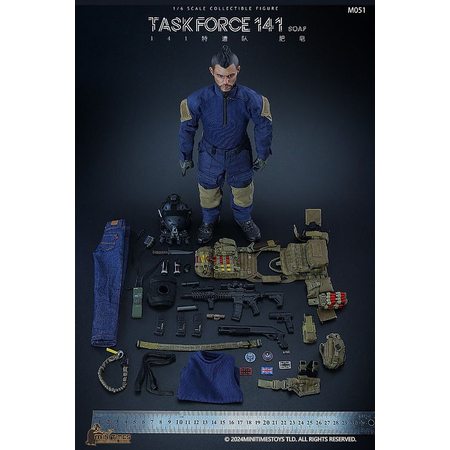 C of Duty - Task Force 141 Soap 1:6 Scale Figure MiniTimes M051