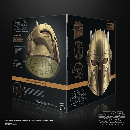 Star Wars The Black Series The Armorer Casque Électronique Hasbro G0704