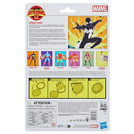 Marvel Legends Series Secret Wars Spider-Man 6-inch scale action figure Hasbro G0779