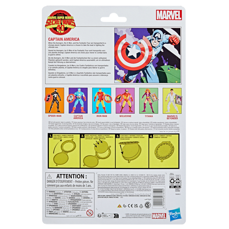 Marvel Legends Series Secret Wars Captain America 6-inch scale action figure Hasbro G0781