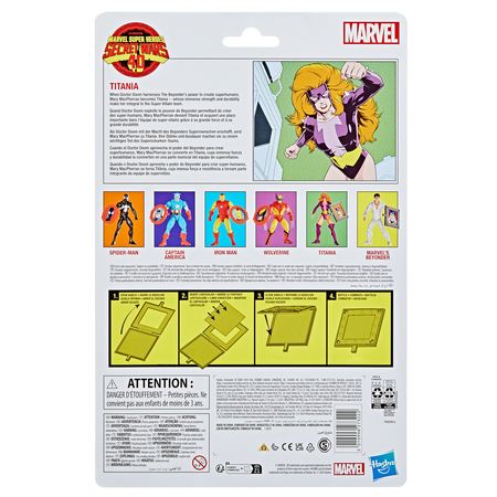 Marvel Legends Series Secret Wars Titania 6-inch scale action figure Hasbro G0784
