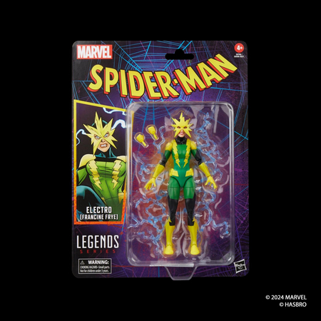 Marvel Legends Series Electro (Francine Frye) figurine échelle 6 pouces Hasbro G0788