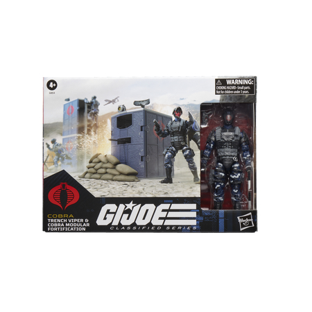 GI Joe Classified Series Trench Viper & Cobra Fortification figurine échelle 6 pouces Hasbro G0854 #151GI Joe Classified Series Trench Viper & Cobra Fortification figurine échelle 6 pouces Hasbro G0854 #151